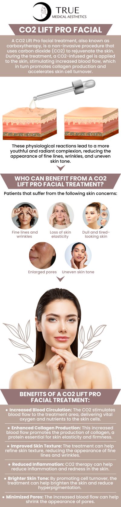 A CO2 pro lift facial is a cutting-edge anti-aging procedure that has been clinically shown to lift, moisturize, brighten, and enhance your skin's overall look and health. For more information, contact us or schedule an appointment online. Our clinic is conveniently located at 50 Avon Meadow Lane Avon, CT 06001. We serve clients from Avon CT, Simsbury CT, Canton CT, Bloomfield CT, Farmington CT, Burlington CT, and surrounding areas.