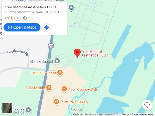 Get Directions to True Medical Aesthetics in Avon, CT Get Directions to True Medical Aesthetics in Avon, CT